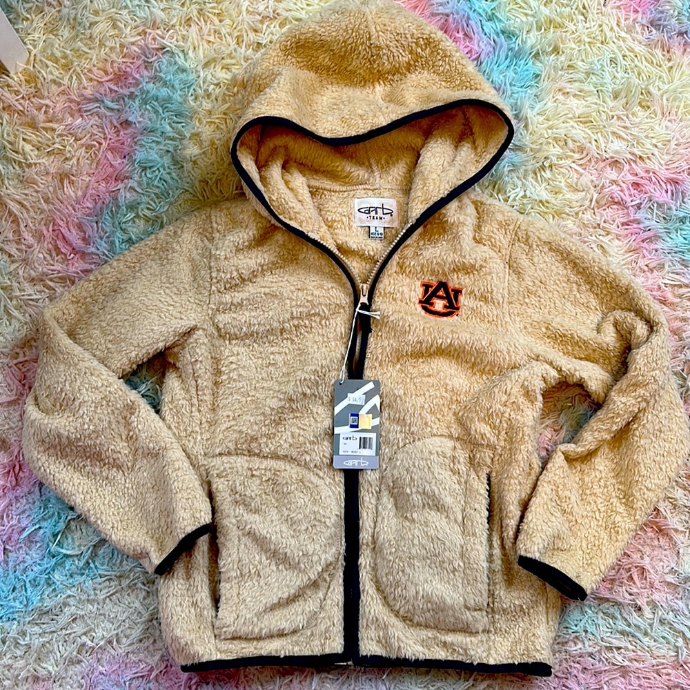 NEW WITH TAGS Auburn Tigers fleece jacket with hood